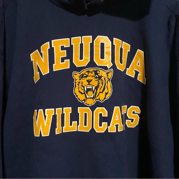 Vintage Mens XXL Neuqua Wildcats Pullover Hoodie - Picture 2 of 3